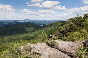 Blick vom Gohrisch in Richtung Hunskirsche